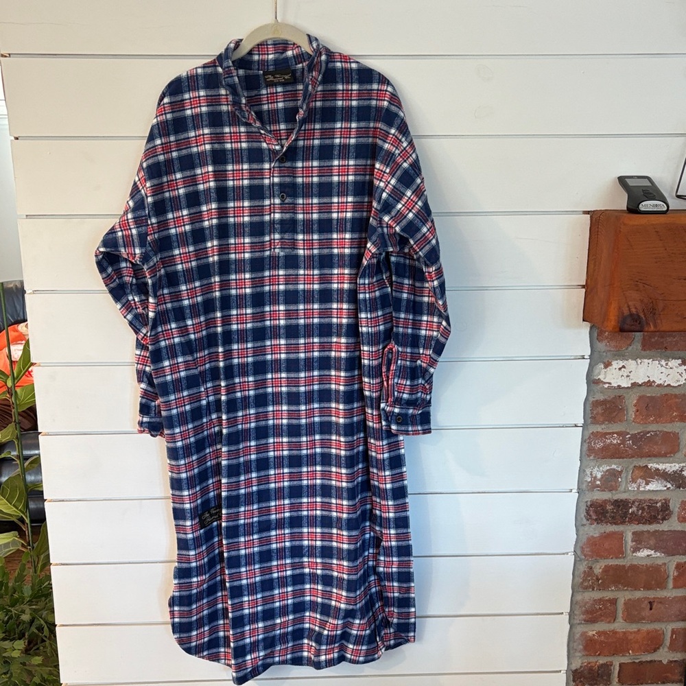 Vermont Flannel long nightshirt one size